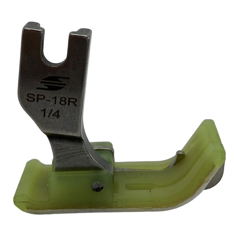 Ayak ÇeşitleriHard SteelDüz Makine Plastik Teflon Çimalı Ayak Sağ / TSP-18 1/4R