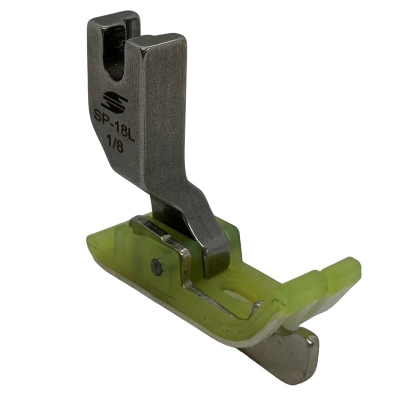 Ayak ÇeşitleriHard SteelDüz Makine Plastik Teflon Çimalı Ayak Sol / TSP-18 1/8L