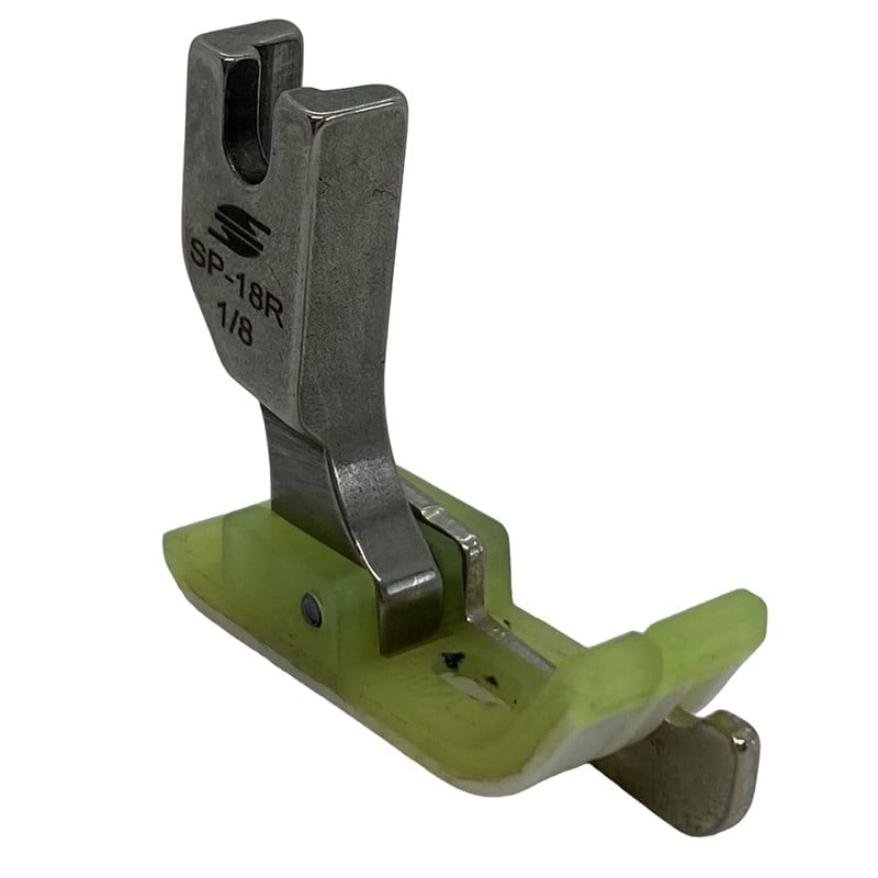 Ayak ÇeşitleriHard SteelDüz Makine Plastik Teflon Çimalı Ayak Sağ / TSP-18 1/8R