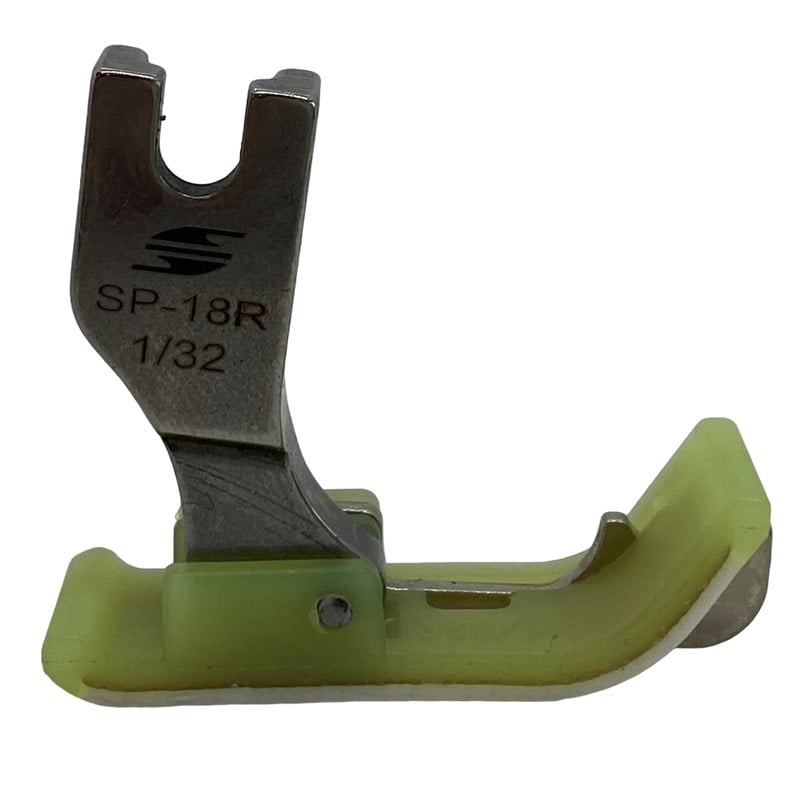 Ayak ÇeşitleriHard SteelDüz Makine Plastik Teflon Çimalı Ayak Sağ / TSP-18 1/32R