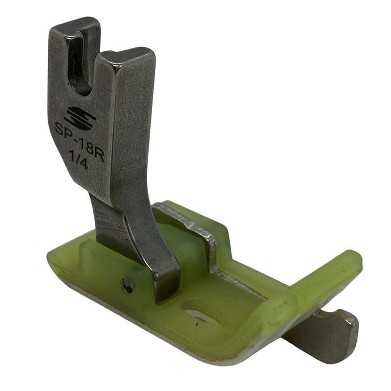 Ayak ÇeşitleriHard SteelDüz Makine Plastik Teflon Çimalı Ayak Sağ / TSP-18 1/4R