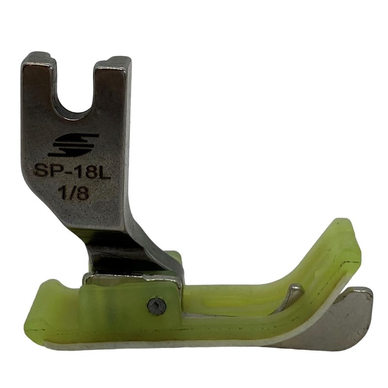 Ayak ÇeşitleriHard SteelDüz Makine Plastik Teflon Çimalı Ayak Sol / TSP-18 1/8L