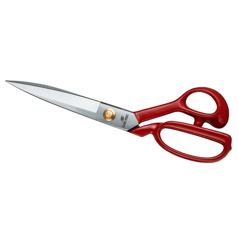 Makas ÇeşitleriHard SteelKırmızı Saplı Paslanmaz Çelik Somunlu 10inç Makas /  HS-1104 (10