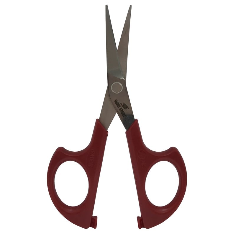 Makas ÇeşitleriHard SteelPlastik Saplı Eğri Nakış Makası / HS-1673 (5.37