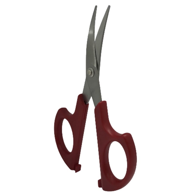 Makas ÇeşitleriHard SteelPlastik Saplı Eğri Nakış Makası / HS-1673 (5.37