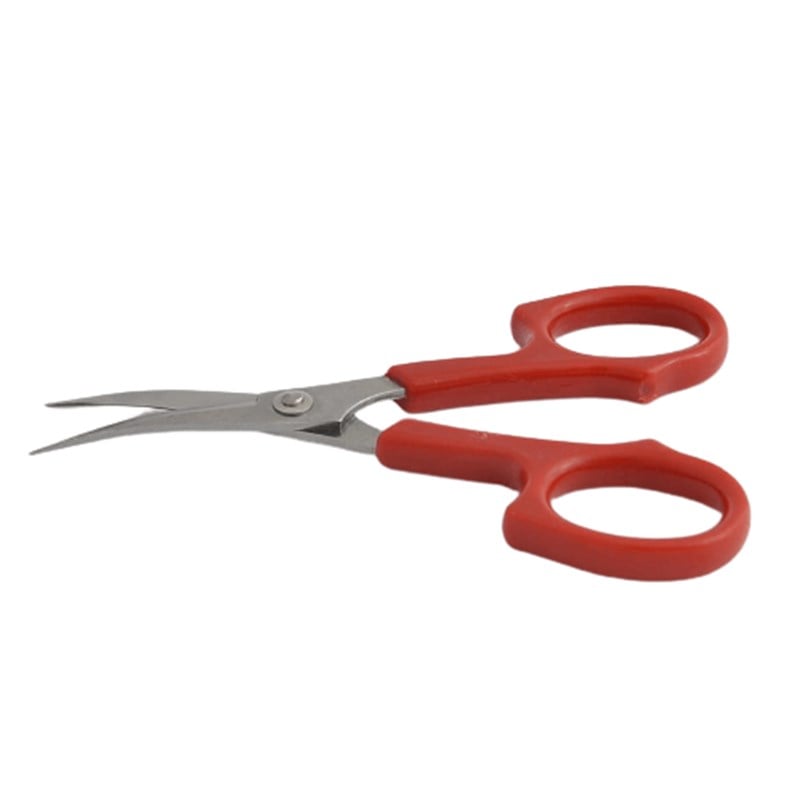 Makas ÇeşitleriHard SteelPlastik Saplı Eğri Nakış Makası / HS-1553 (5.5