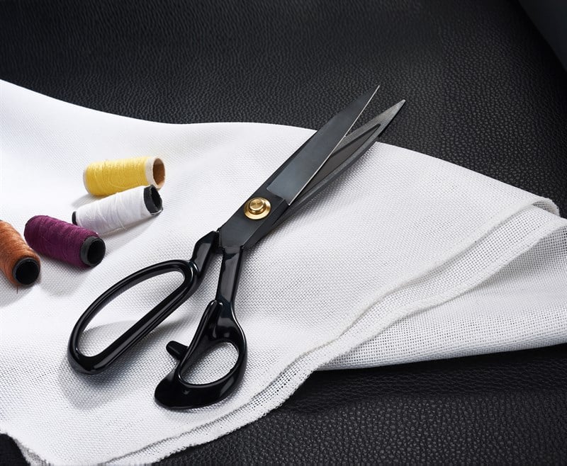 Makas ÇeşitleriHard SteelSiyah Saplı Paslanmaz Çelik Somunlu 9inç Makas /  HS-9 (9