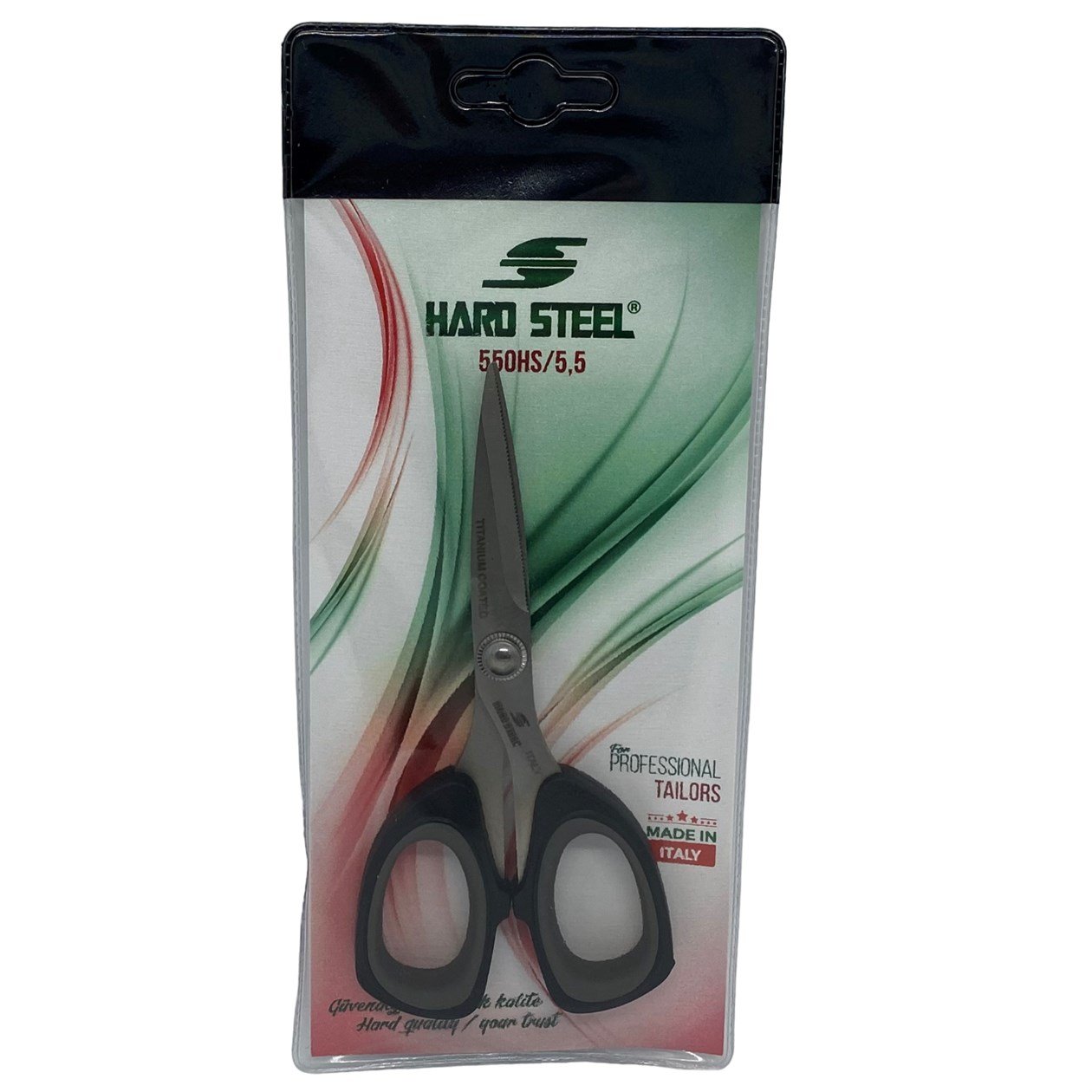 Makas ÇeşitleriHard SteelTitanyum Kaplama Plastik Saplı 5.5inç Makas / 550HS/5.5