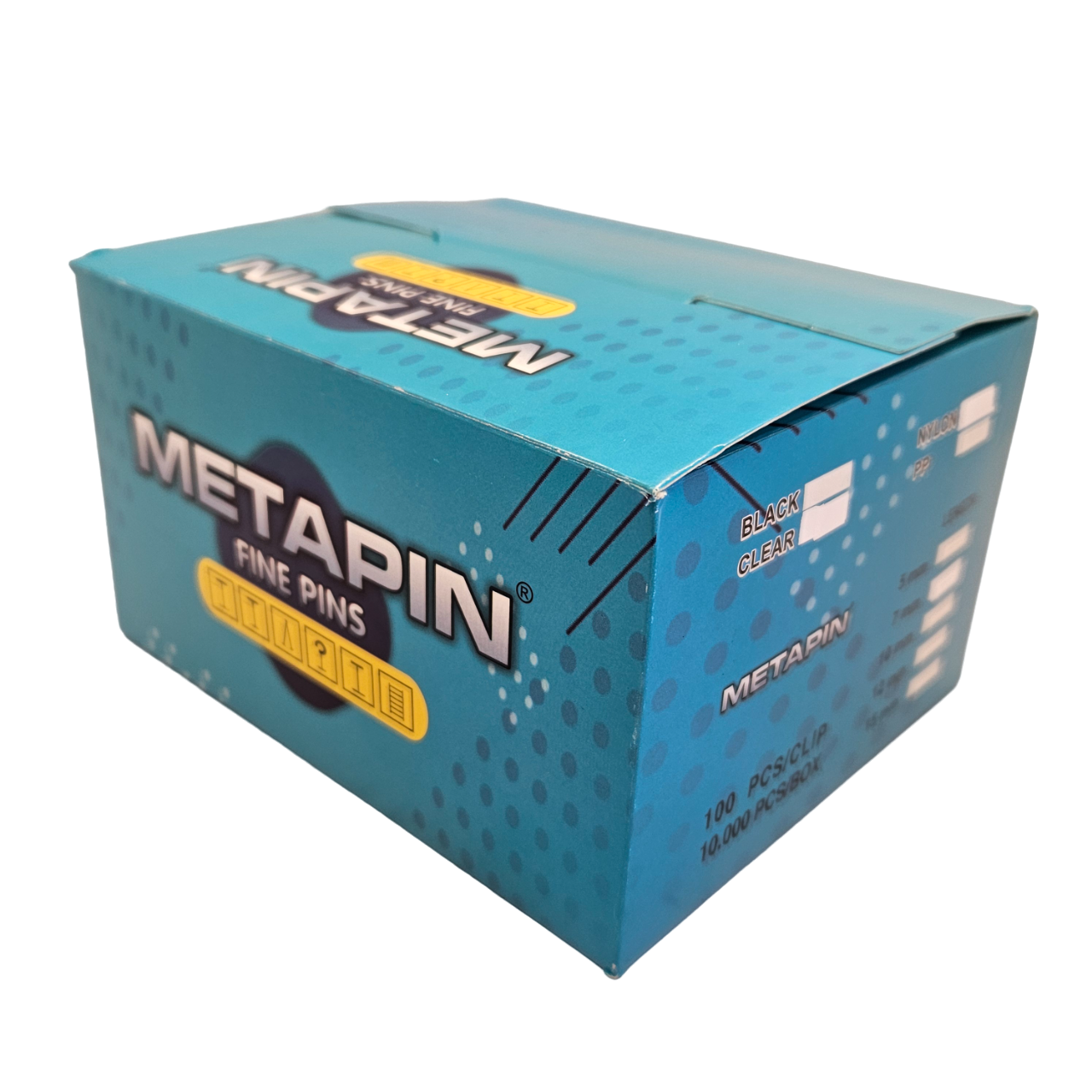 Kılçık Tabancaları ve EkipmanlarıMETAPINEtiket Tabancası 7mm İnce Kılçık 10.000Adet Siyah (Nylon)