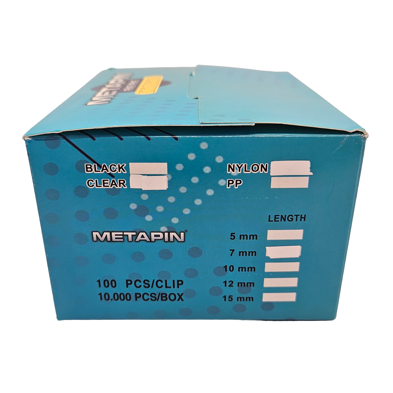 Kılçık Tabancaları ve EkipmanlarıMETAPINEtiket Tabancası 7mm İnce Kılçık 10.000Adet (Nylon)