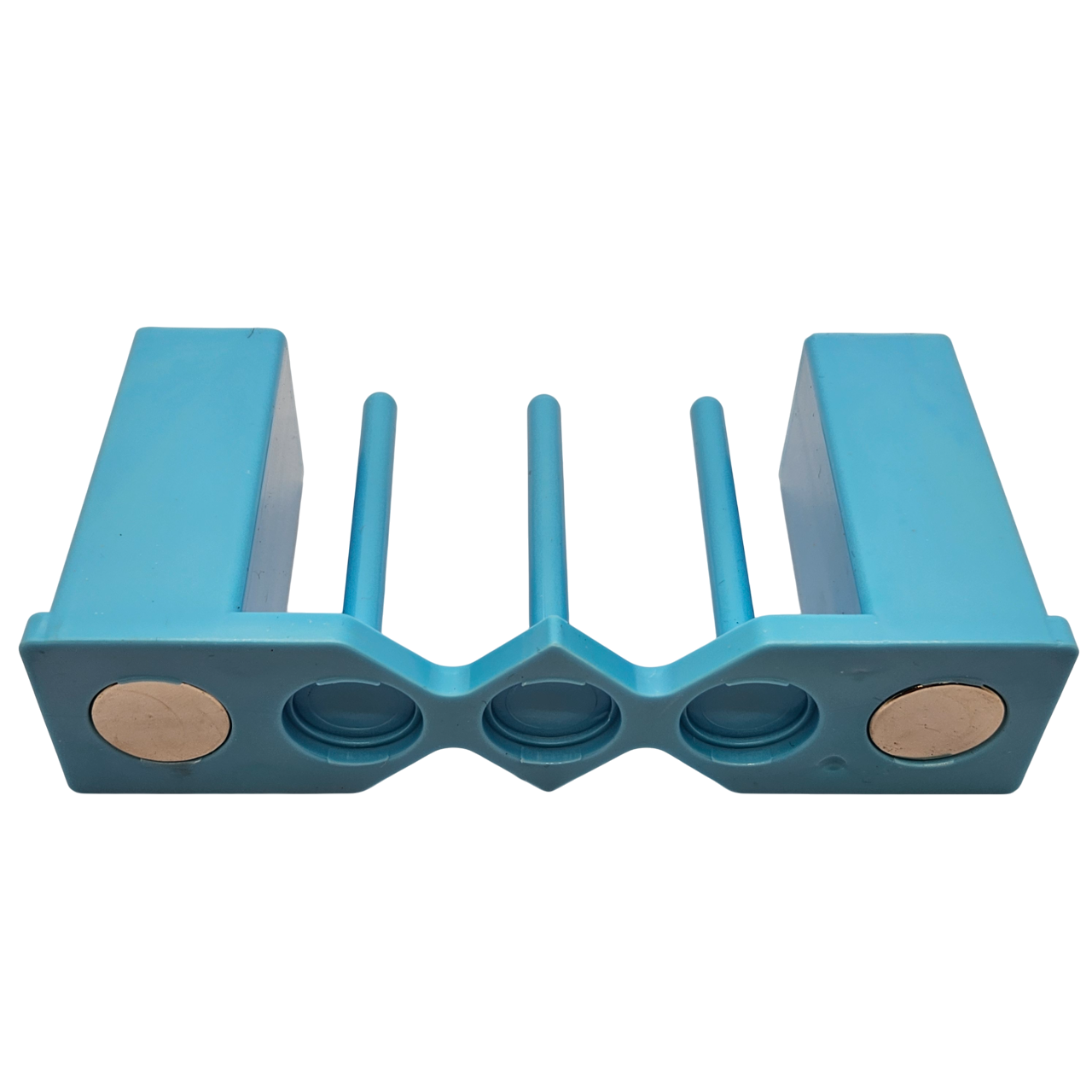 Sarf Malzeme ÇeşitleriMoonstarDikiş Makinesi Mıknatıslı Masura Koyma Aparatı 3'lü Çift Kutulu Mavi