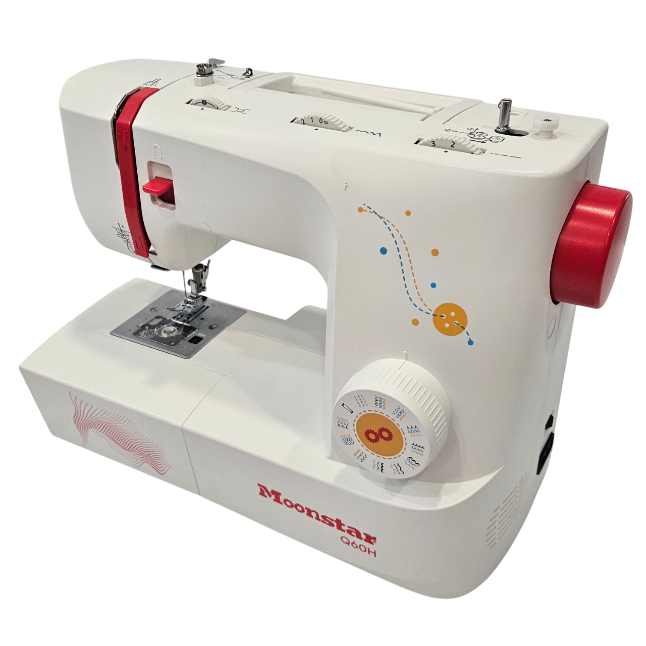 Ev Tipi Dikiş MakineleriMoonstarEv Tipi 32 Desenli Düz Dikiş , Zikzak ve Piko Makinesi / Q60H