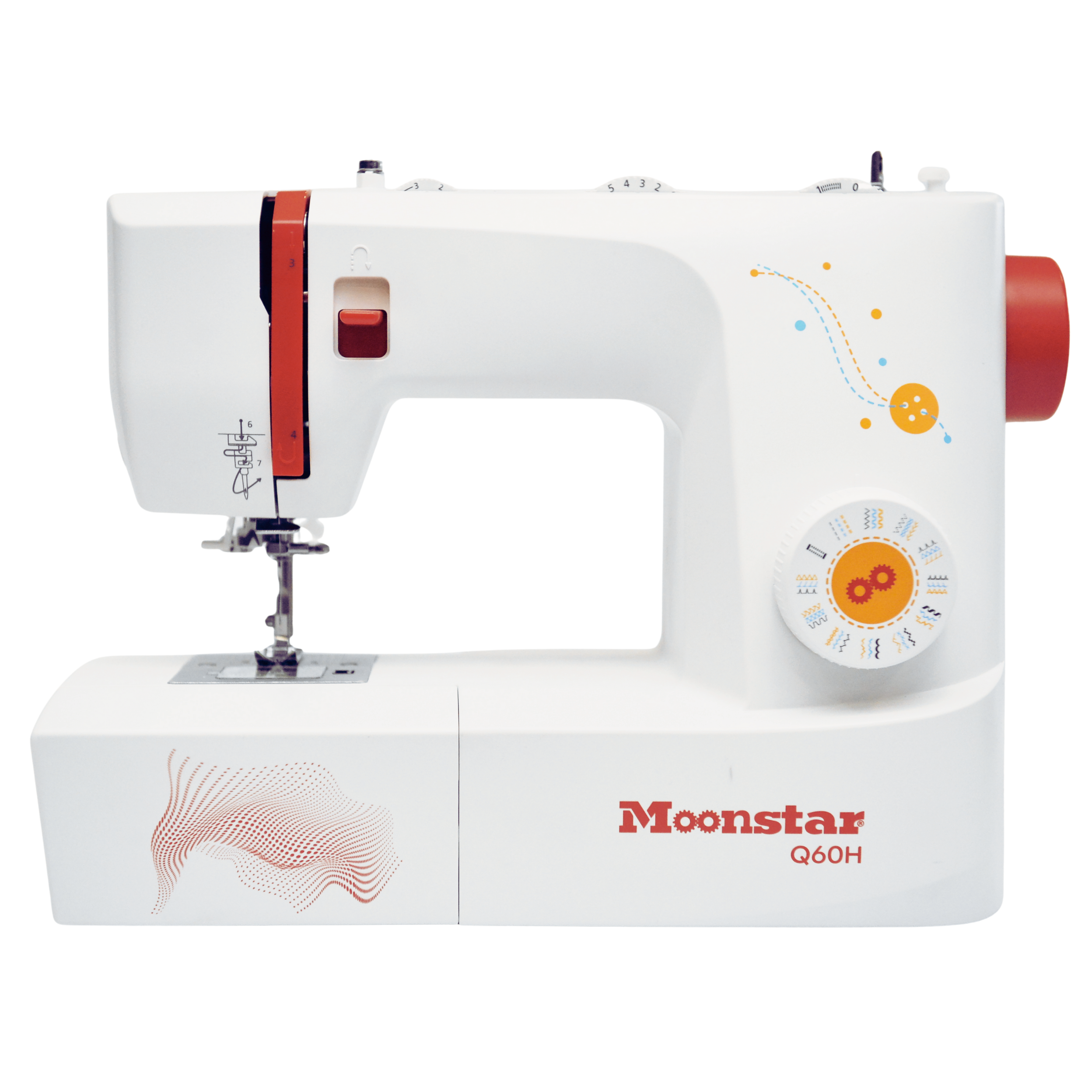 Ev Tipi Dikiş MakineleriMoonstarEv Tipi 32 Desenli Düz Dikiş , Zikzak ve Piko Makinesi / Q60H