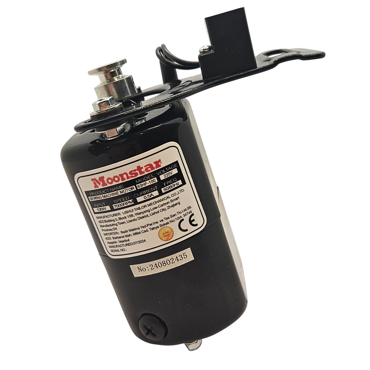 Sarf Malzeme ÇeşitleriMoonstarEv Tipi Aile Dikiş Makinesi Motoru 220V-100W (%100 Bakır) / 63HF-100