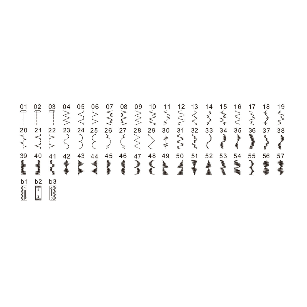 Ev Tipi Dikiş MakineleriMoonstarEv Tipi Elektronik Düz Dikiş Makinesi 60 Desen  / Model 2200