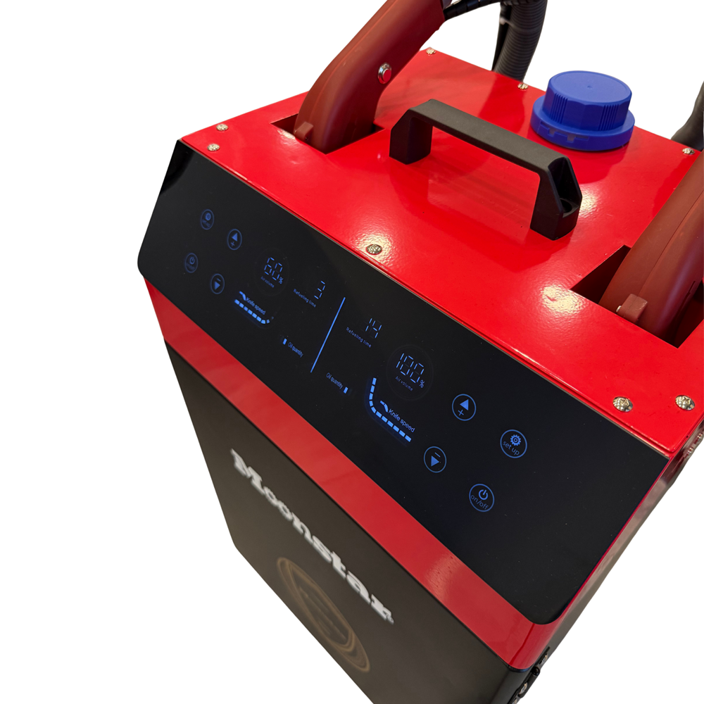 Kesim Makineleri ve EkipmanlarıMoonstarİplik Temizleme Makinesi 2 Motor 2 Kol (Dokunmatik Ekranlı) / PLS-1977L