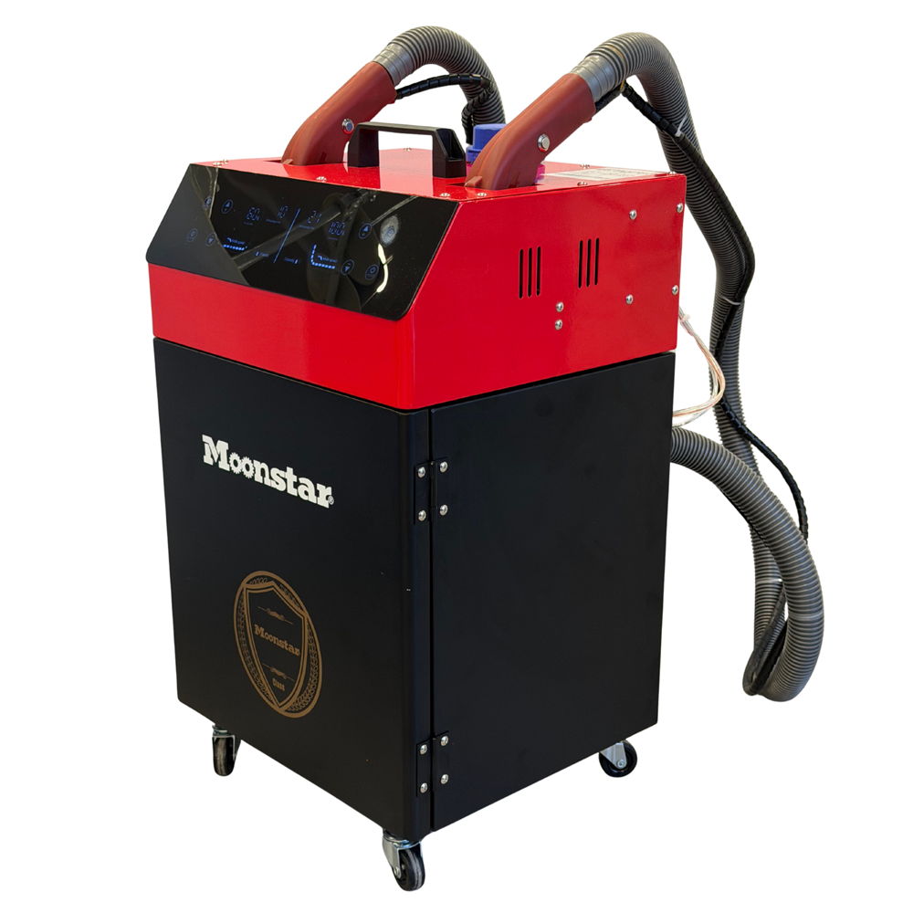 Kesim Makineleri ve EkipmanlarıMoonstarİplik Temizleme Makinesi 2 Motor 2 Kol (Dokunmatik Ekranlı) / PLS-1977L