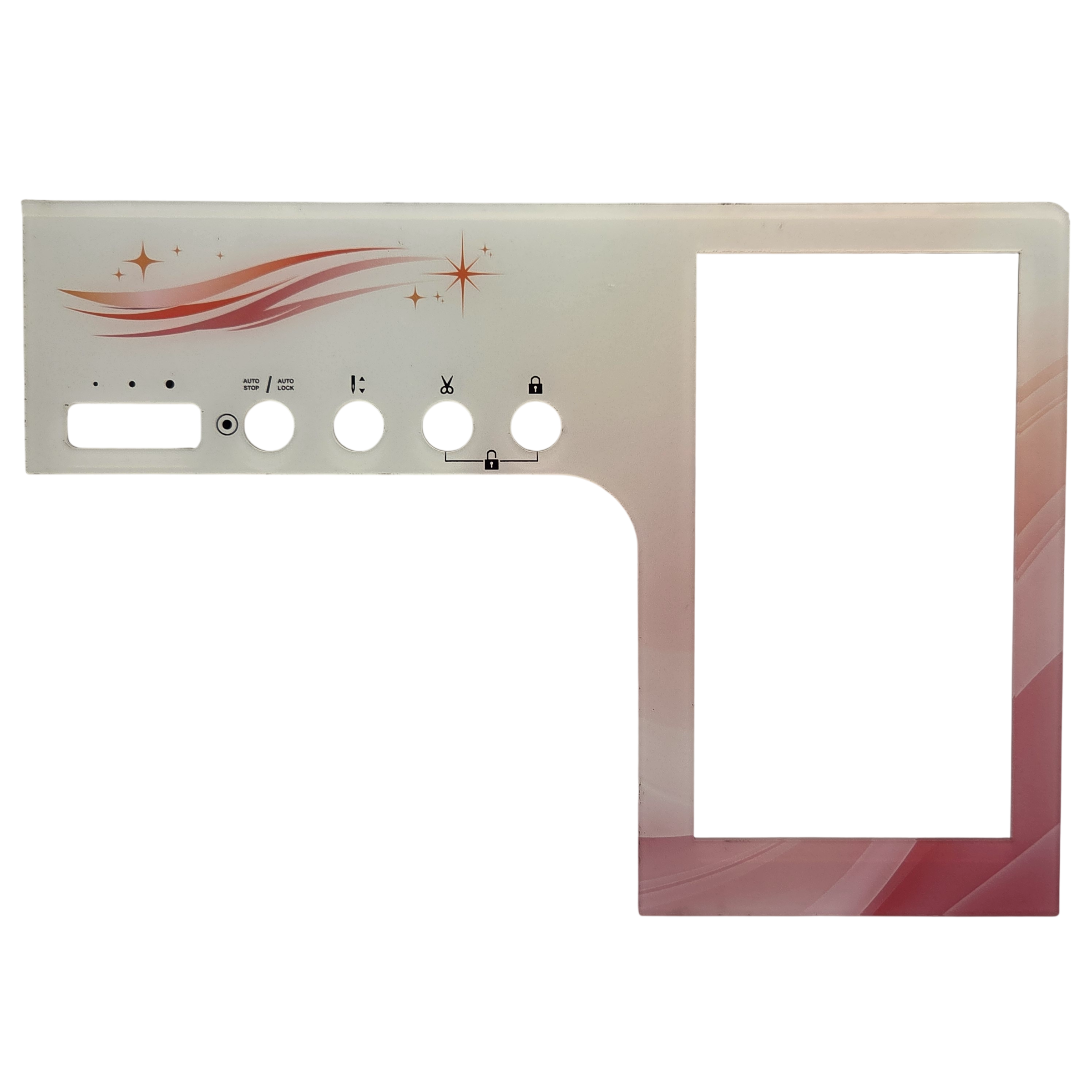 AİLE GRUBUMoonstarModel 3300 Touch Dikiş Makinesi Akrilik Ön Gövde Kapağı / 3300T-2-32