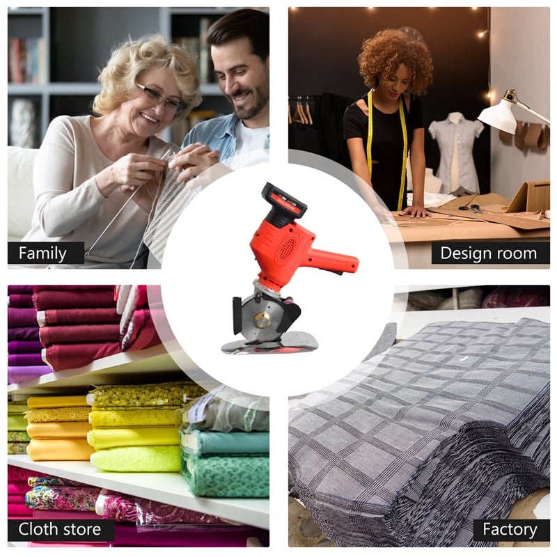 Kesim Makineleri ve EkipmanlarıMoonstarAkülü Yuvarlak Kumaş Kesim Motoru 4inç / DC-100 (YCM-40)