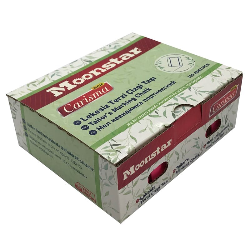 Çizgi TaşlarıMoonstarSabun Çizgi Taşı Pembe 100 Adet / CARISMA-06