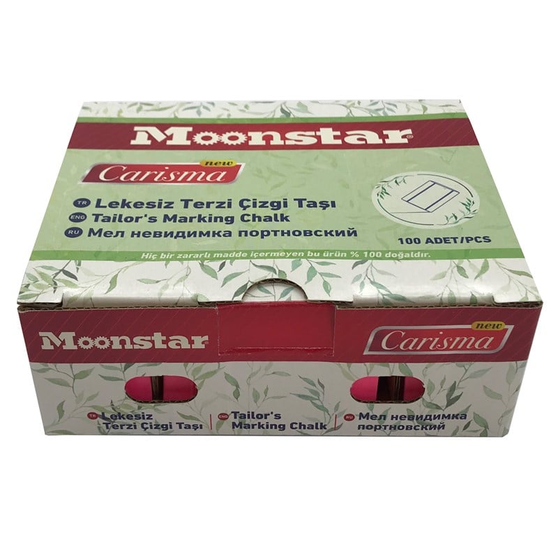 Çizgi TaşlarıMoonstarSabun Çizgi Taşı Pembe 100 Adet / CARISMA-06