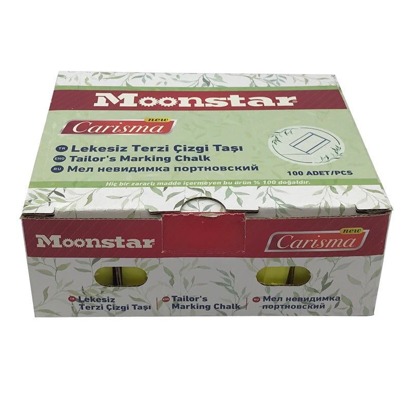 Çizgi TaşlarıMoonstarSabun Çizgi Taşı Sarı 100 Adet / CARISMA-05