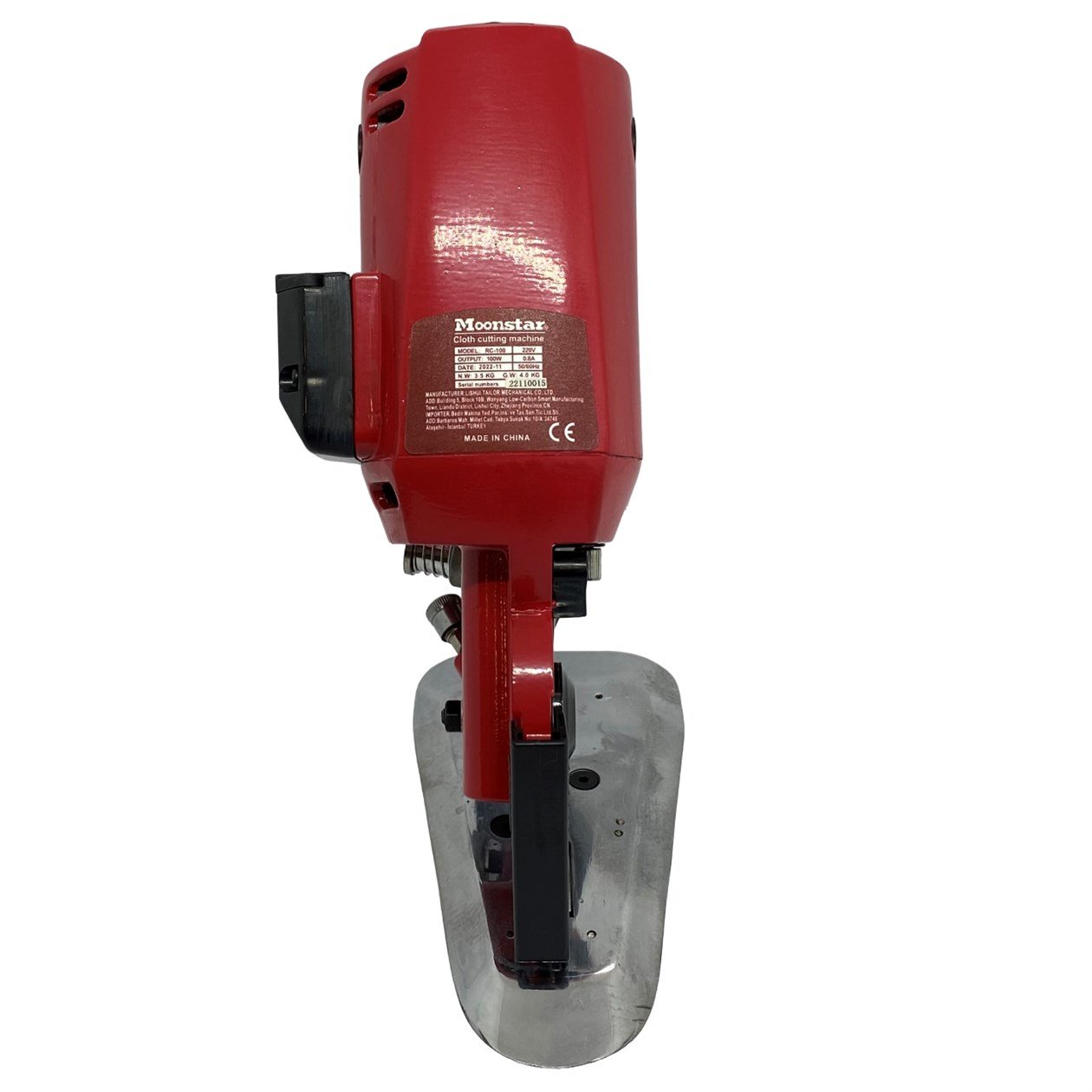 Kesim Makineleri ve EkipmanlarıMoonstarYuvarlak Kumaş Kesim Motoru 4inç Kırmızı  / RC-100 (YCM-40)