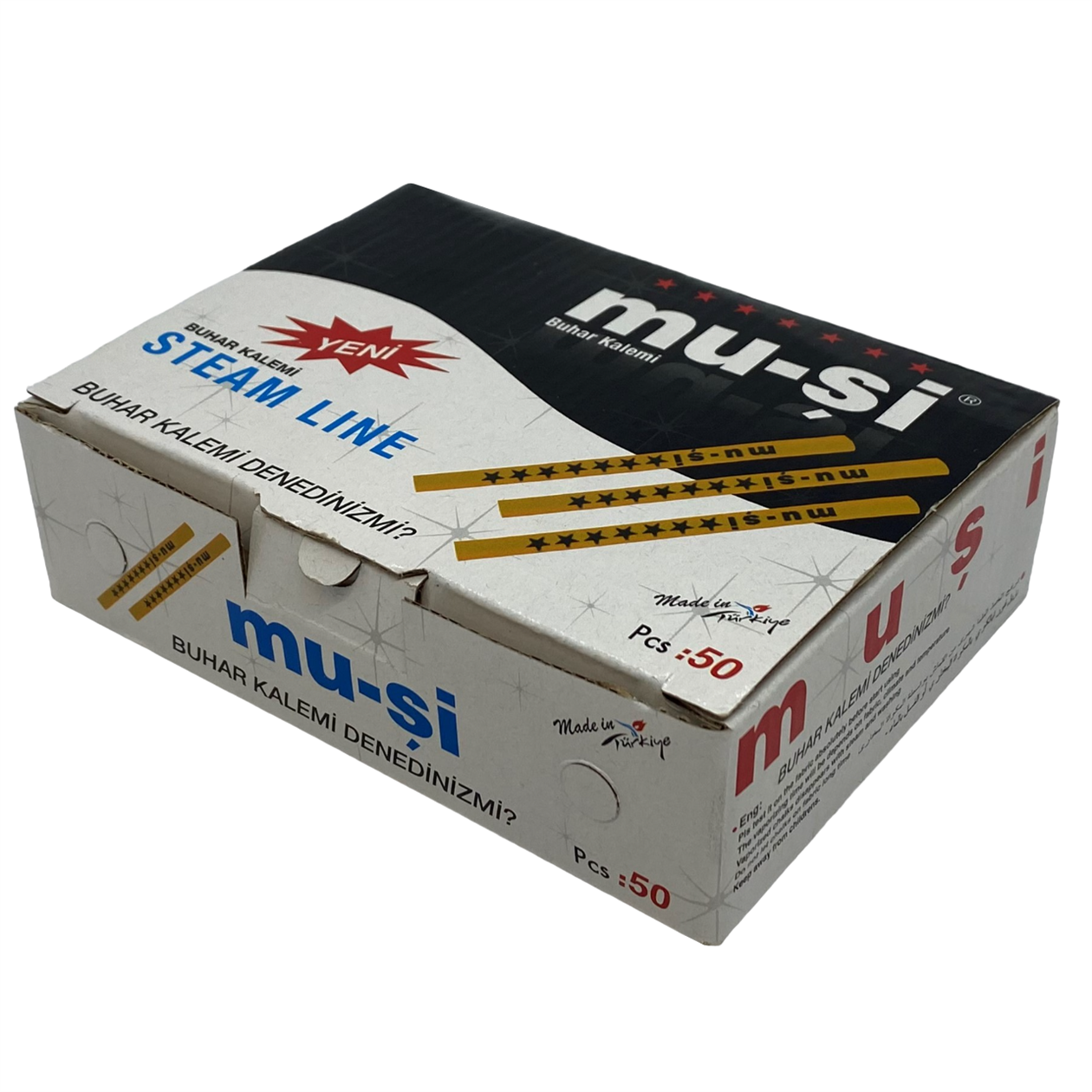 Çizgi TaşlarıMuşiSabun Kalem Çizgi Taşı Kırmızı 50 Adet / MUSI-07