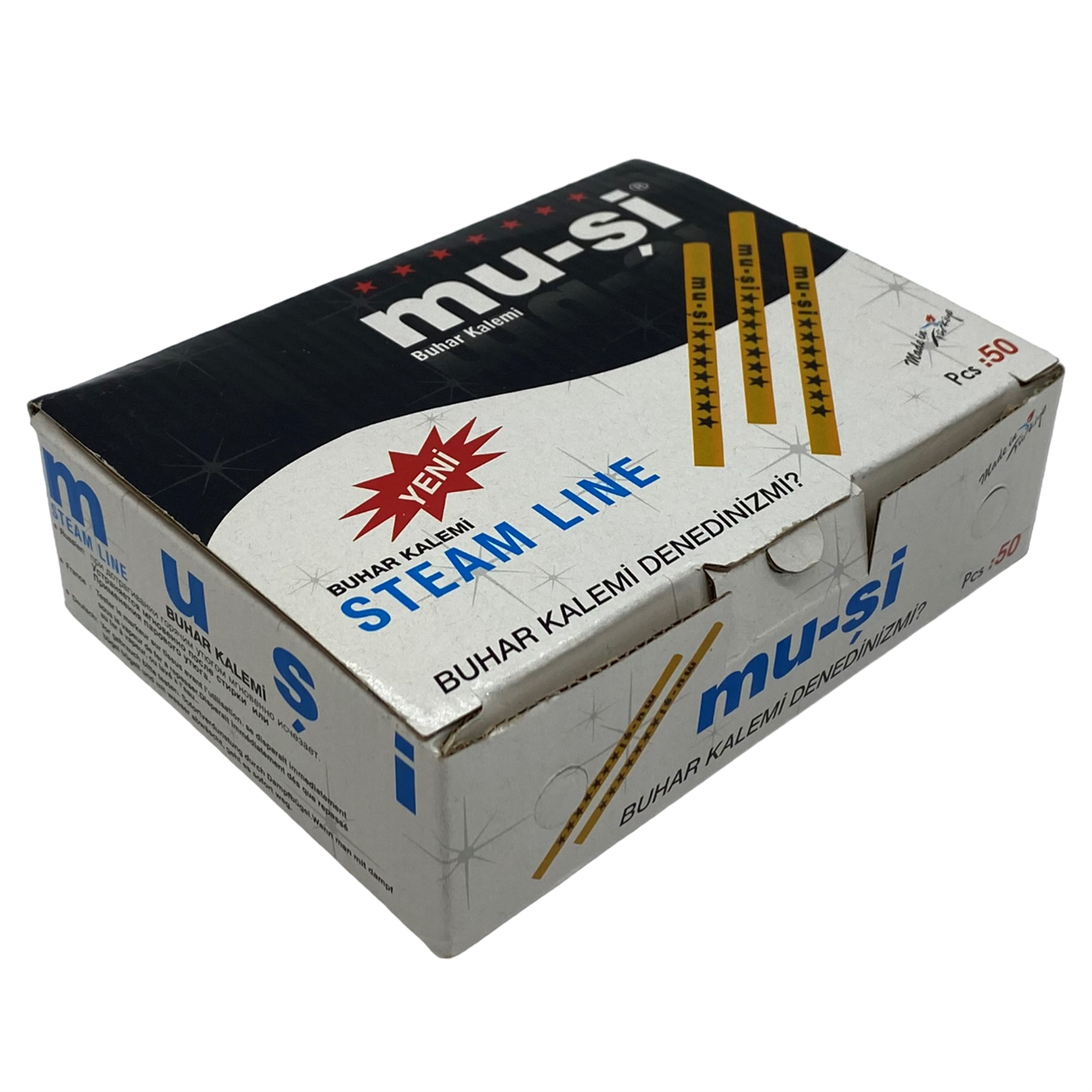 Çizgi TaşlarıMuşiSabun Kalem Çizgi Taşı Kırmızı 50 Adet / MUSI-07