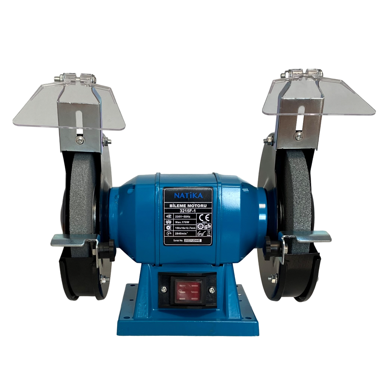 Bileme Makineleri ve EkipmanlarıNatikaZımpara Taş Motoru 150mm / 3215F-1