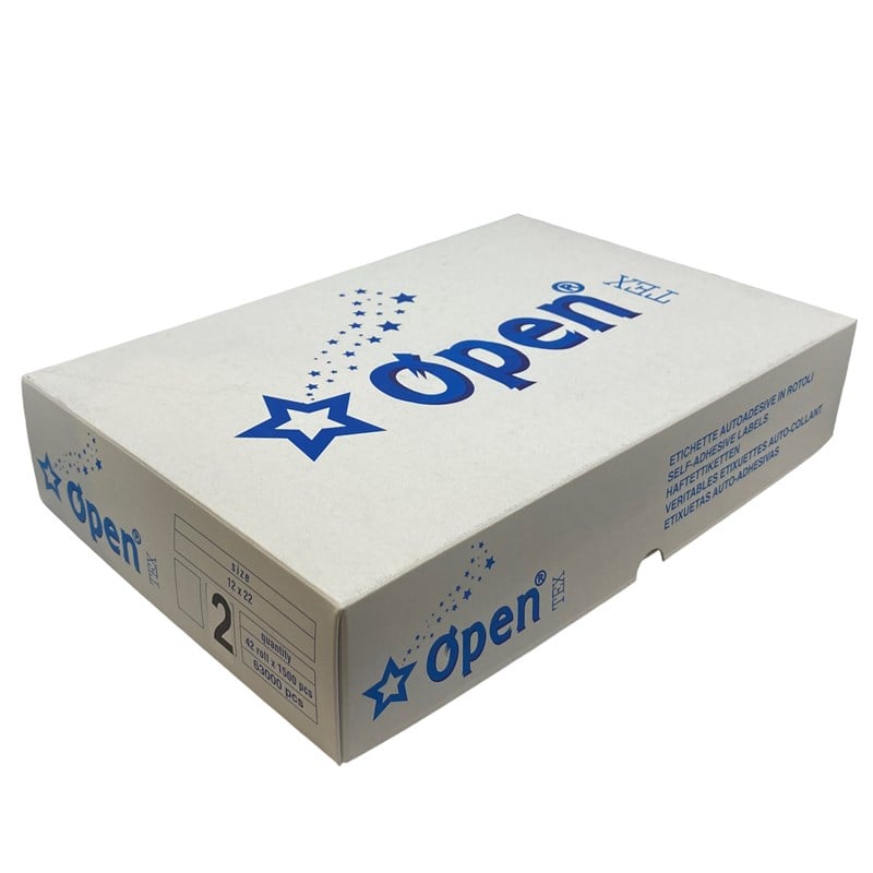 Etiket ÇeşitleriOpenEtiketleme Makinesi 2 No Etiket/ 12X22 42ADET