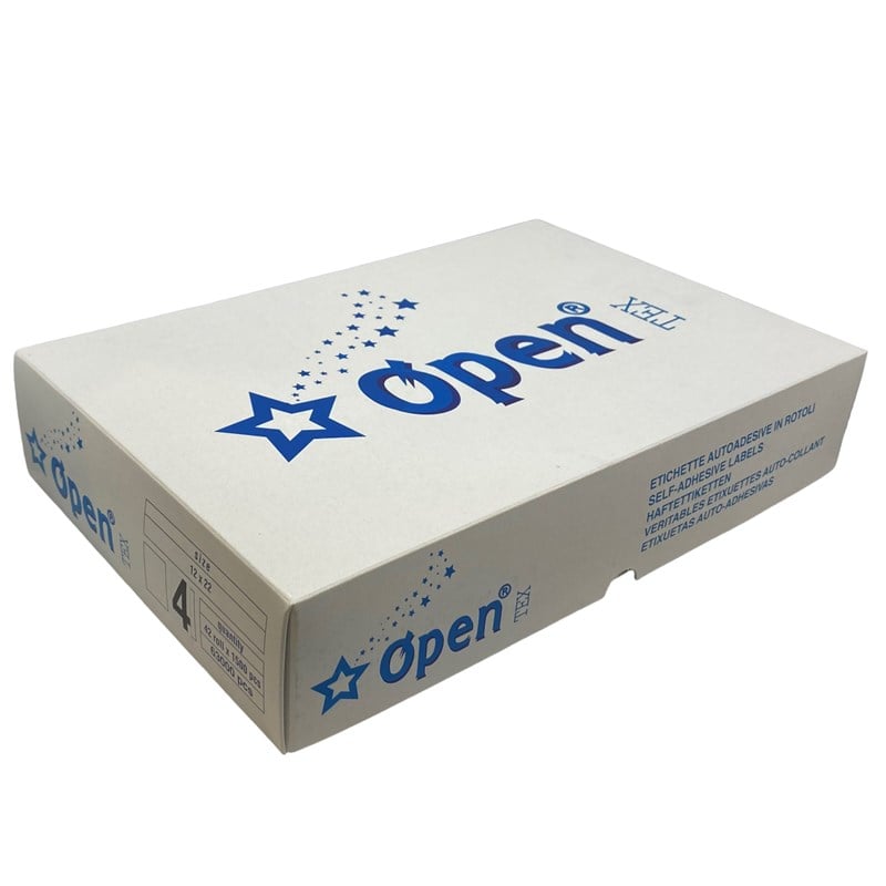 Etiket ÇeşitleriOpenEtiketleme Makinesi 4 No Etiket/ 12X22 42ADET