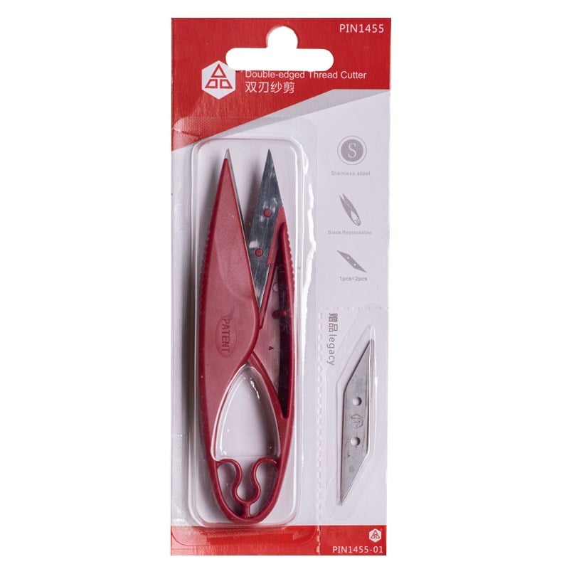 Makas ÇeşitleriPINPlastik İplik Temizleme Makası (Yedek Bıçaklı) / PIN-1455