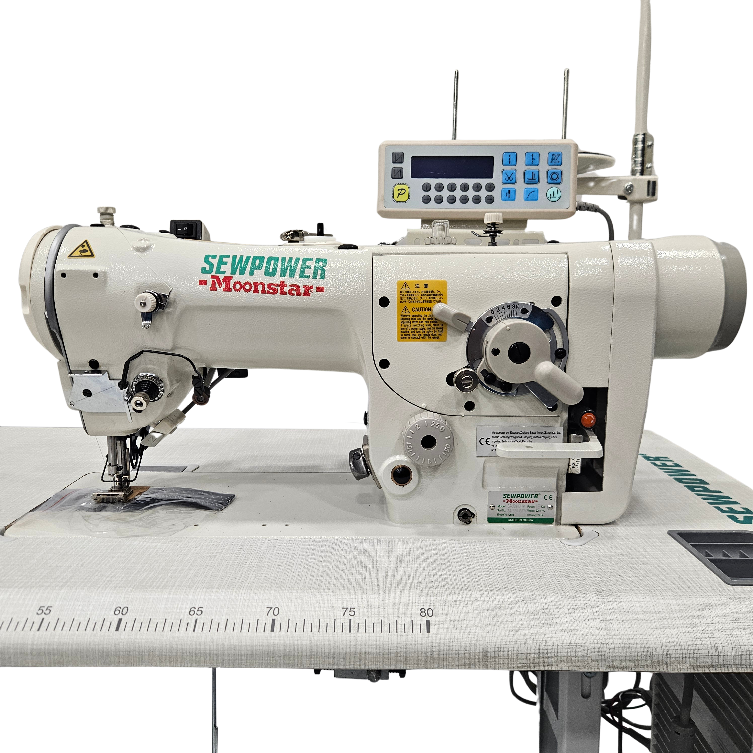 Sanayi Tipi Dikiş MakineleriSewpower - MoonstarJuki Modeli 2284 Mekanik Zikzak Dikiş Makinesi / SP-2284D-7P