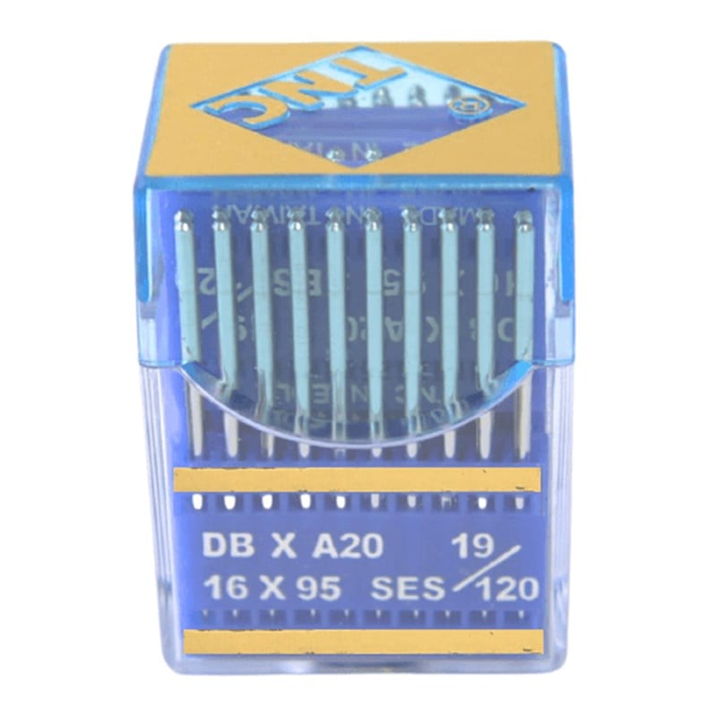 Düz Dikiş İğnesiTNCDüz Makine İnce Dip Yanmaz Dikiş İğnesi / DBXA20 PVD 19/120 100 ADET