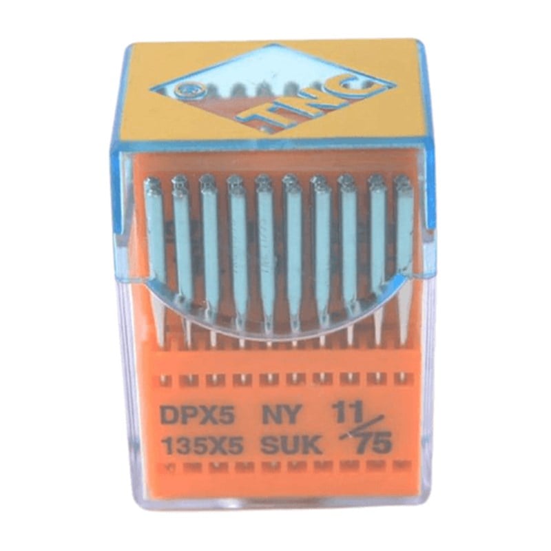 Düz Dikiş İğnesiTNCDüz Makine Kalın Dip Dikiş İğnesi / DPX5 SUK 11/75 100ADET