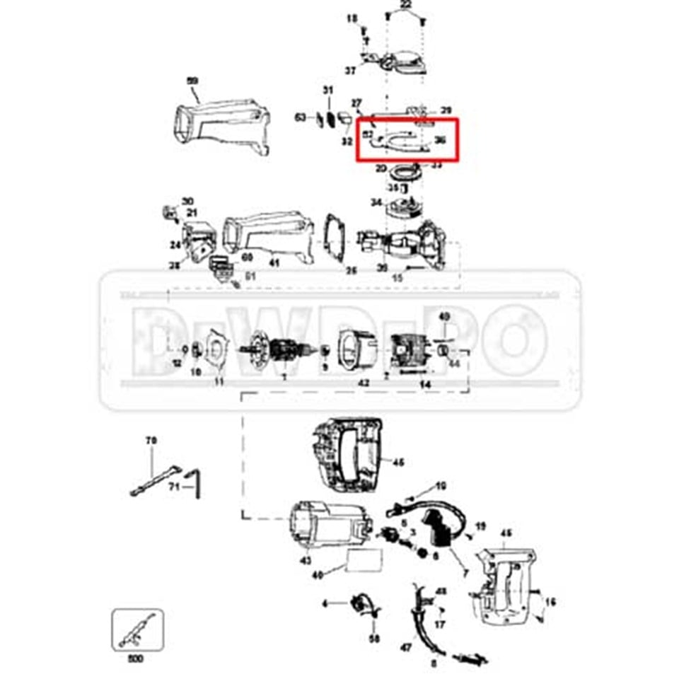143462-02 Dewalt DW304K Bıçkı Plaka
