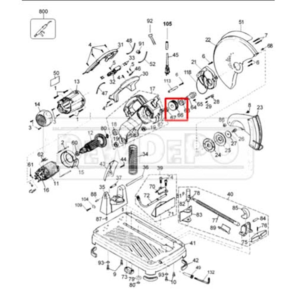 386277-00 Dewalt DW871 Dişli