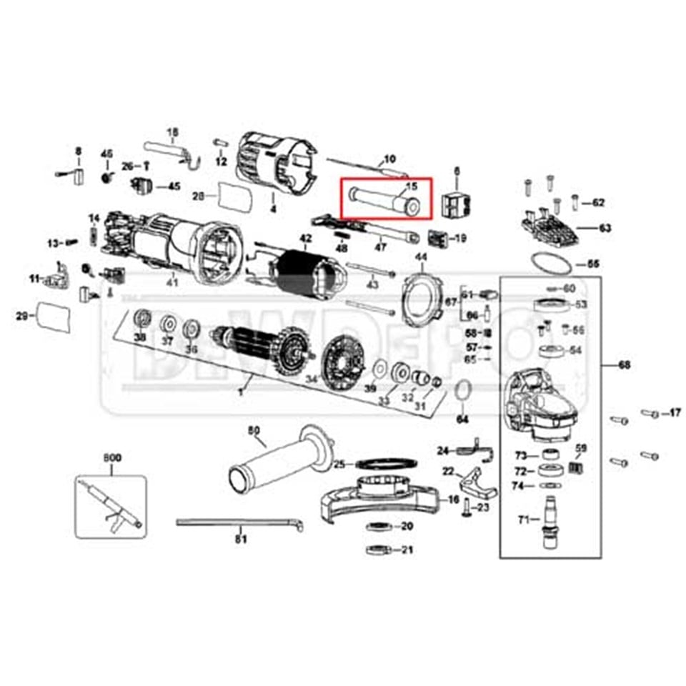 401088-03 Dewalt DWE4050 Kablo Koruyucu