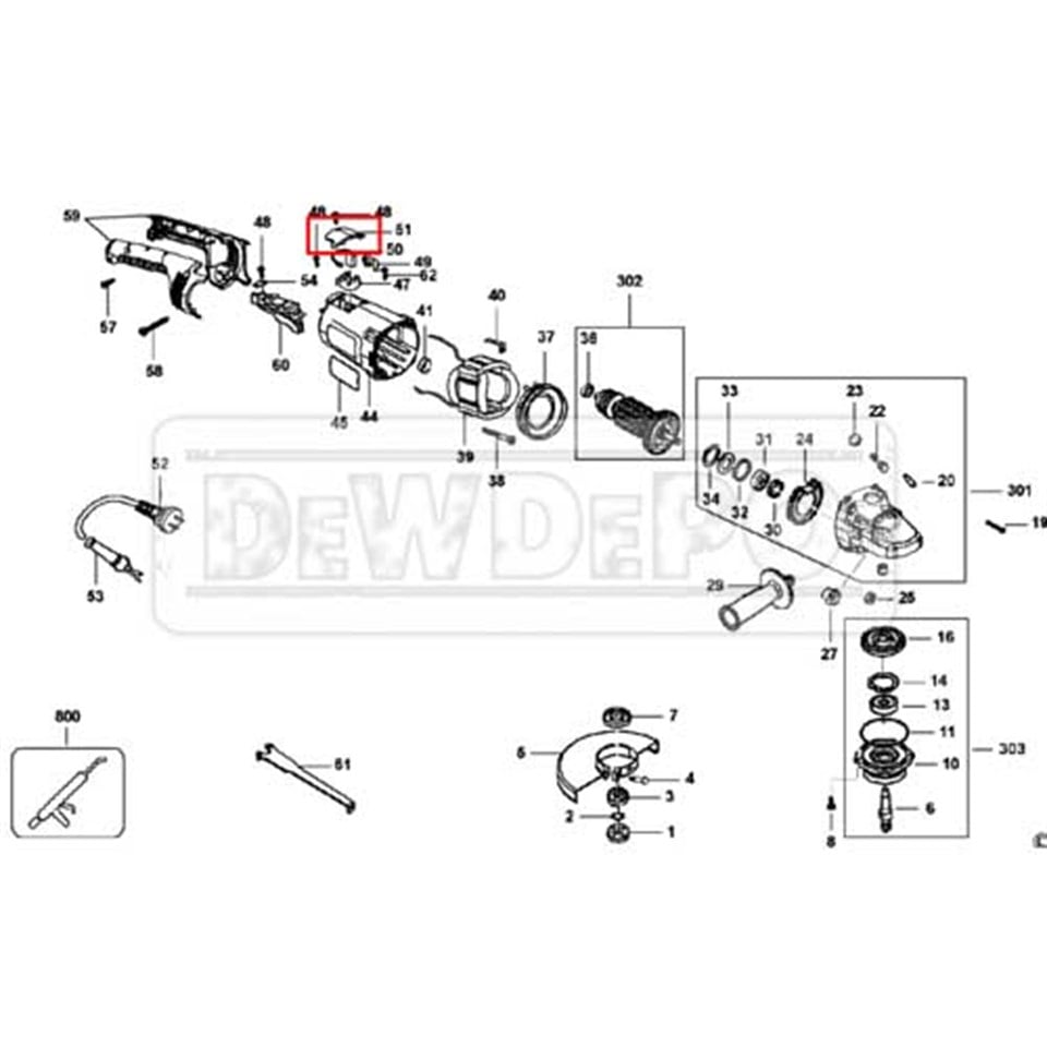 4149101603 Stanley STGL2218 Kömür Kapağı