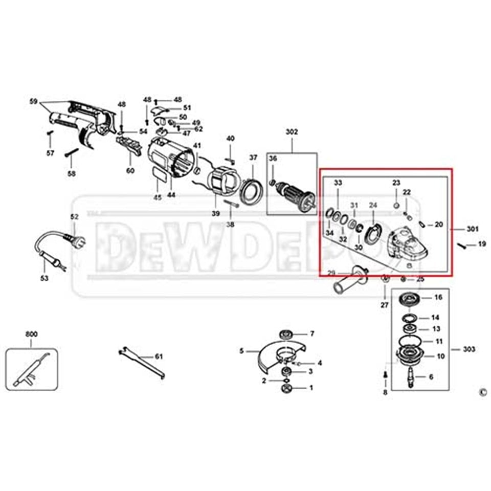 4149150008 Black+Decker BDGL2218 Dişli Kutusu
