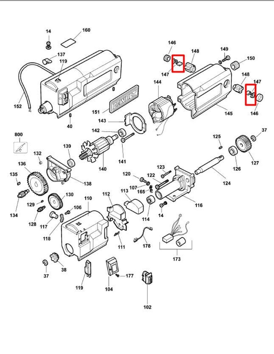 429608-00 Dewalt DW733 Kömür | dewdepo
