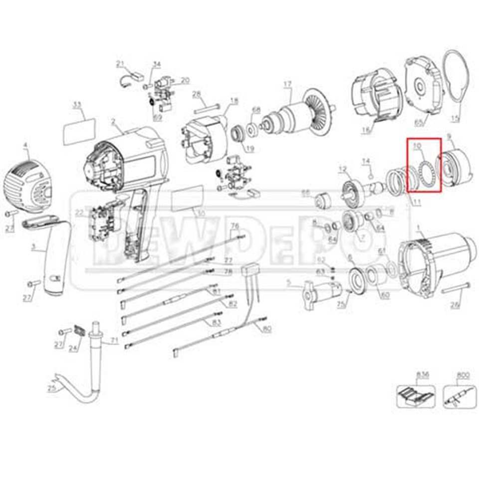 475-00 Dewalt DW292 Halka | dewdepo