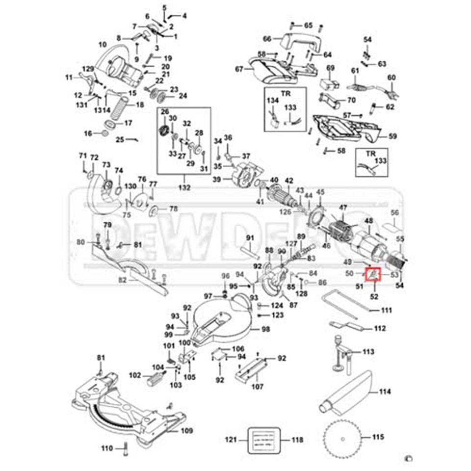 5140015-51 Stanley STSM1510 Kömür Yuvası
