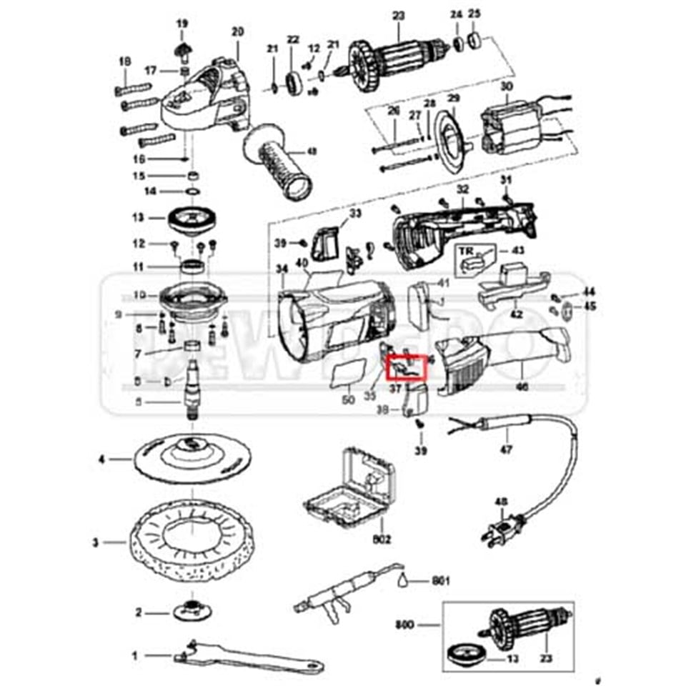 5140090-93 Stanley STGP1318 Kömür