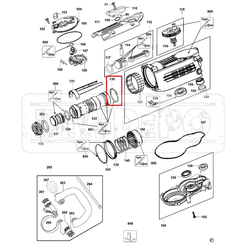 577744-07 Dewalt D25730 O'Ring (2x26)