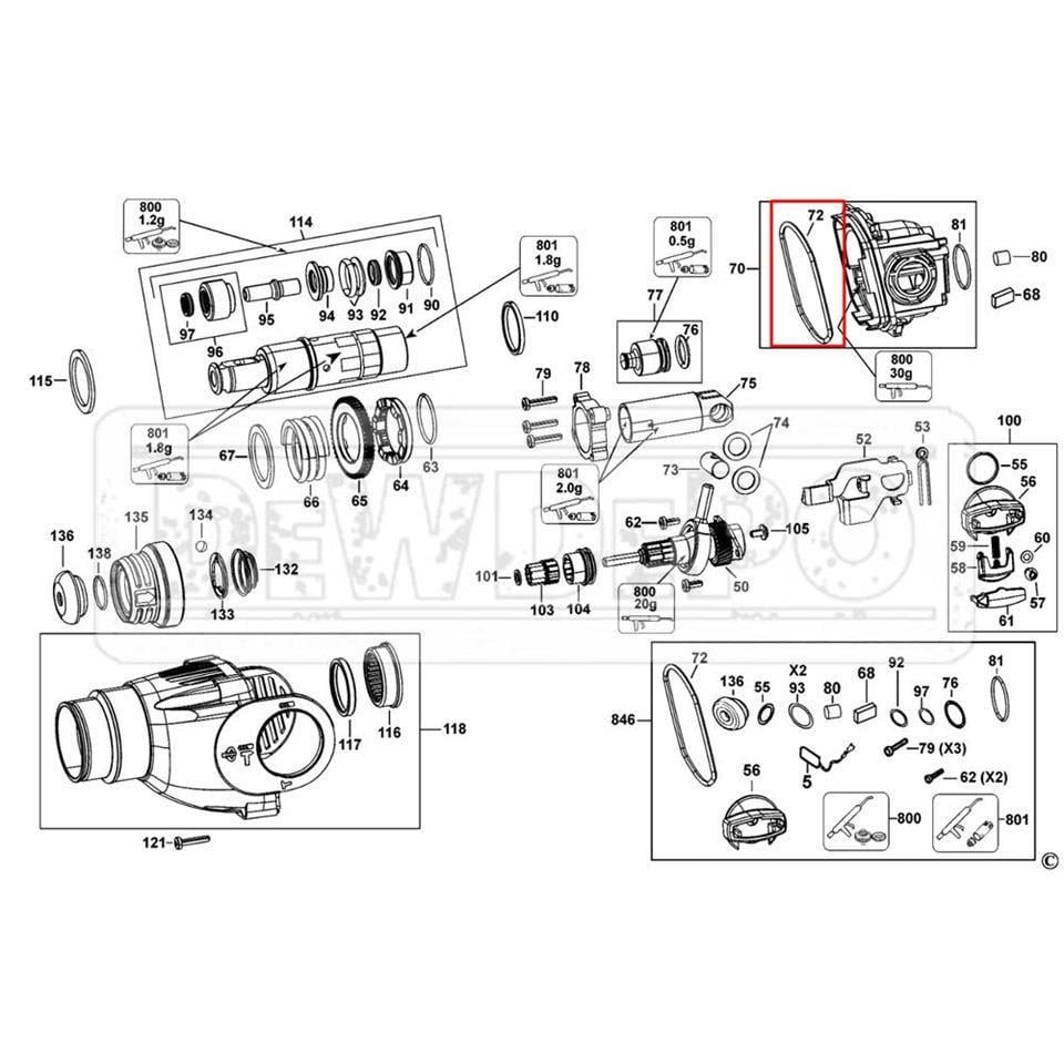 578229-00 Dewalt D25123 Conta | dewdepo