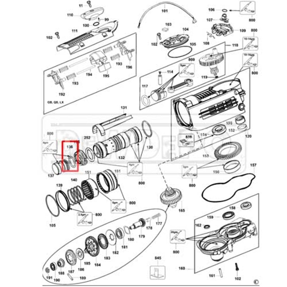 584706-00  Dewalt D25701 Kovan O Ring