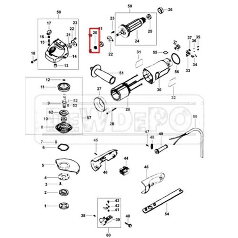 596405-00 Black+Decker KG1202 Pinyon Dişli | dewdepo.com