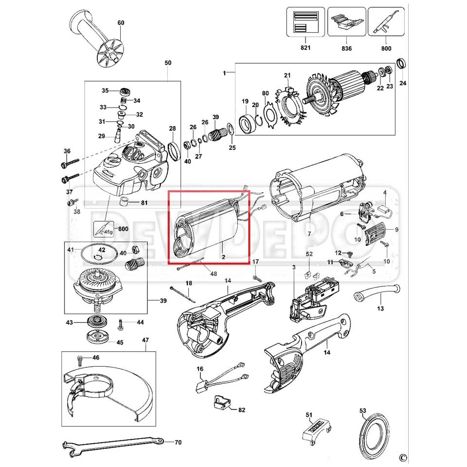 617004-06 Dewalt D28413 Yastık